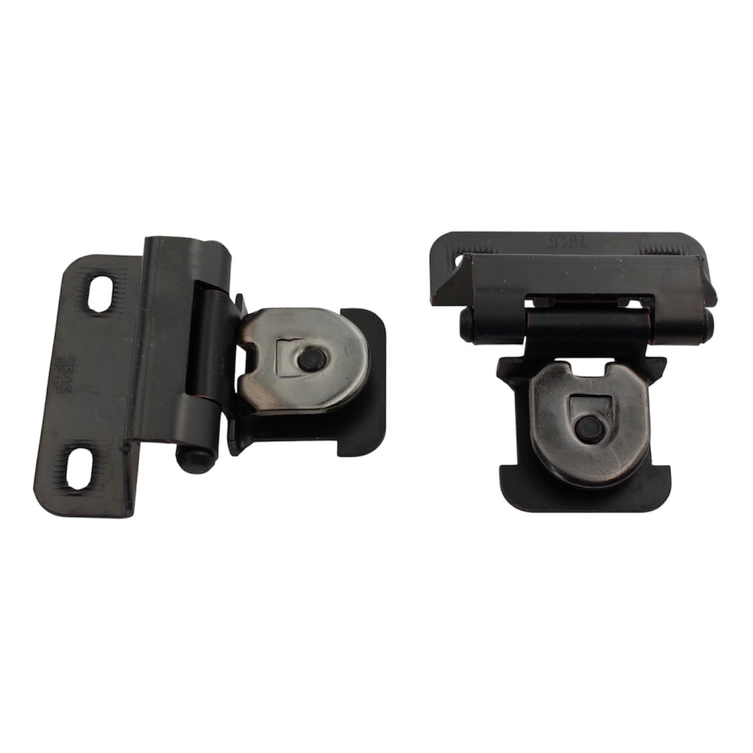 Pair Amerock Single Demountable Hinges 1/4" Overlay Oil-Rubbed Bronze BPR8715ORB