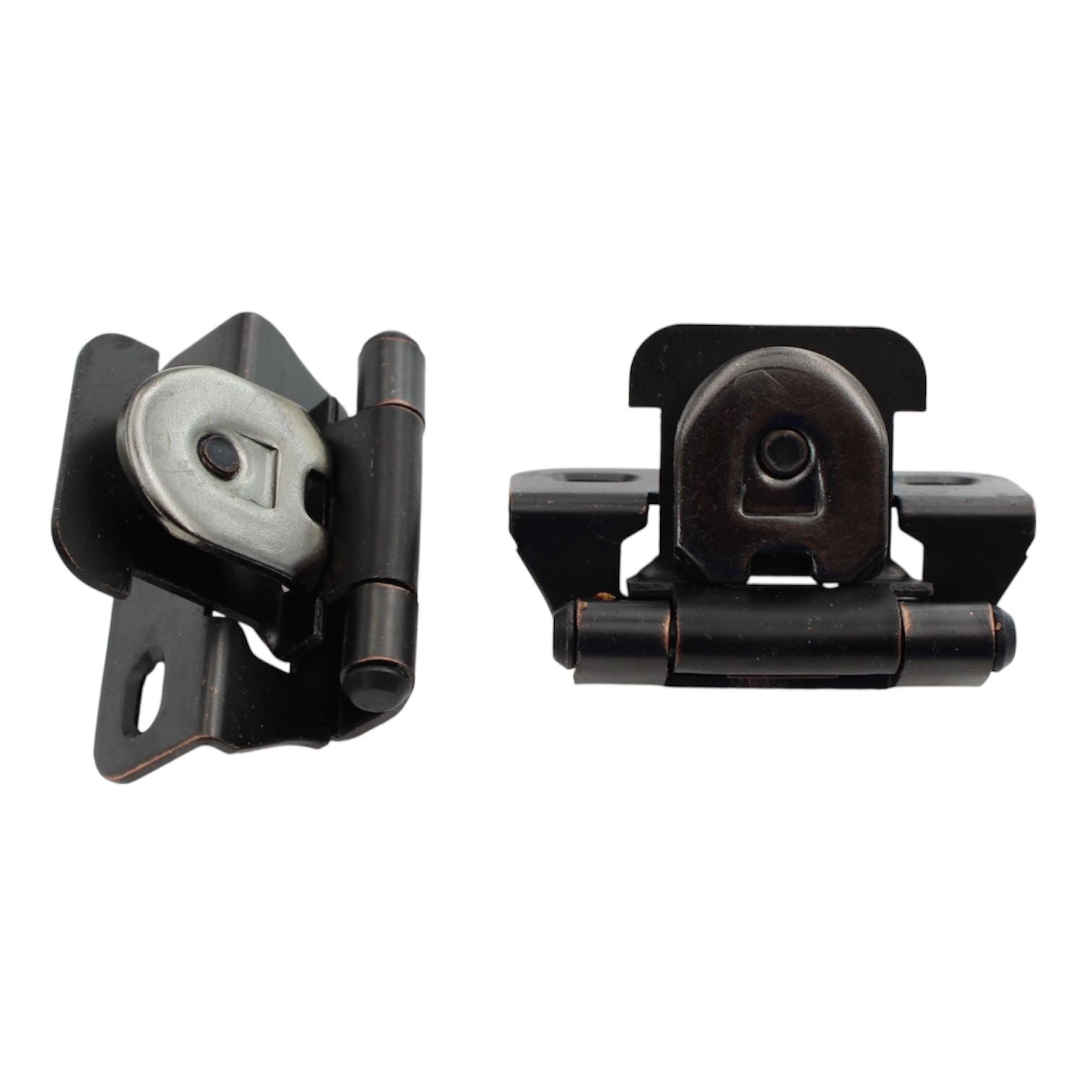 Pair Amerock Single Demountable Hinges 1/4" Overlay Oil-Rubbed Bronze BPR8715ORB