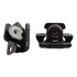 Pair Amerock Single Demountable Hinges 1/4" Overlay Oil-Rubbed Bronze BPR8715ORB