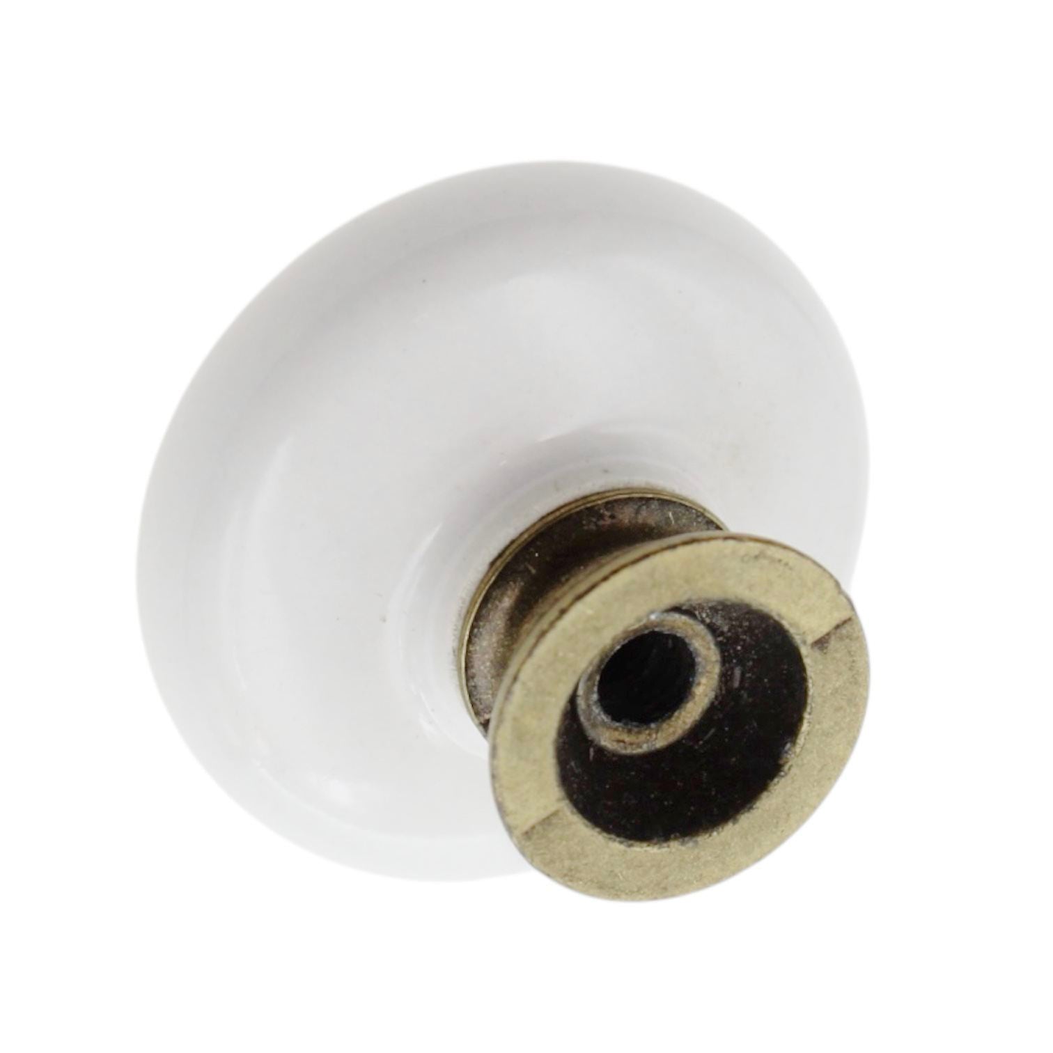 Amerock Allison 1 1/4" White Mushroom Cabinet Knob Pull BP878-30