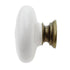 Amerock Allison 1 1/4" White Mushroom Cabinet Knob Pull BP878-30
