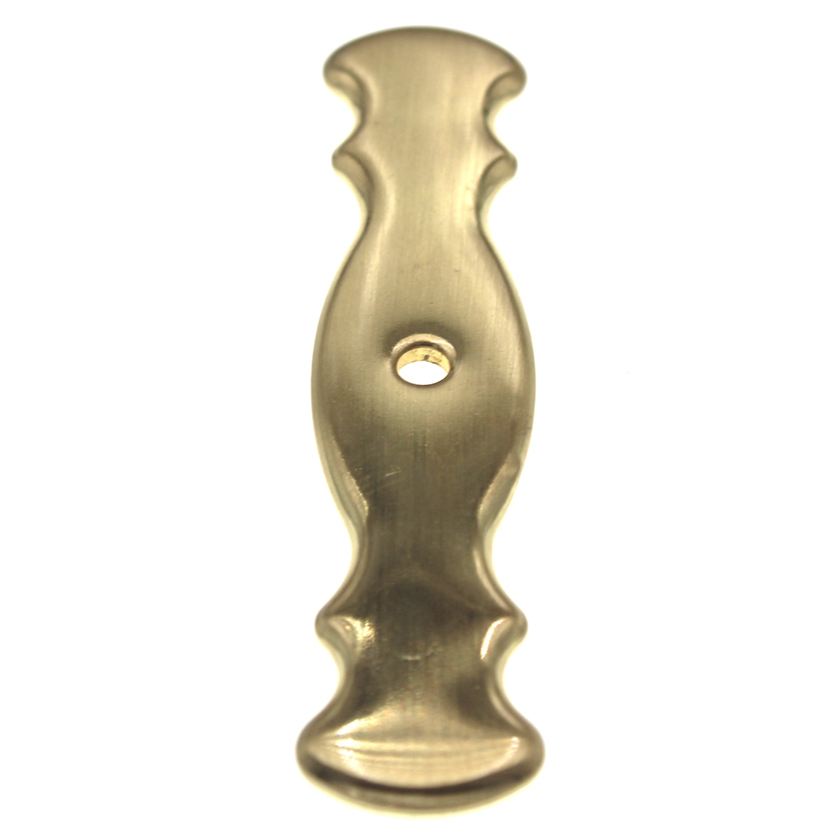 Amerock Anniversary Sterling Brass 3 5/8" Cabinet Knob Backplate BP885-O74