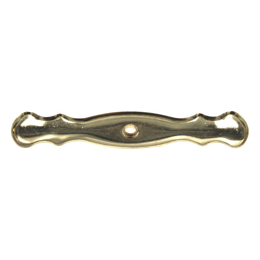 Amerock Anniversary Sterling Brass 3 5/8" Cabinet Knob Backplate BP885-O74