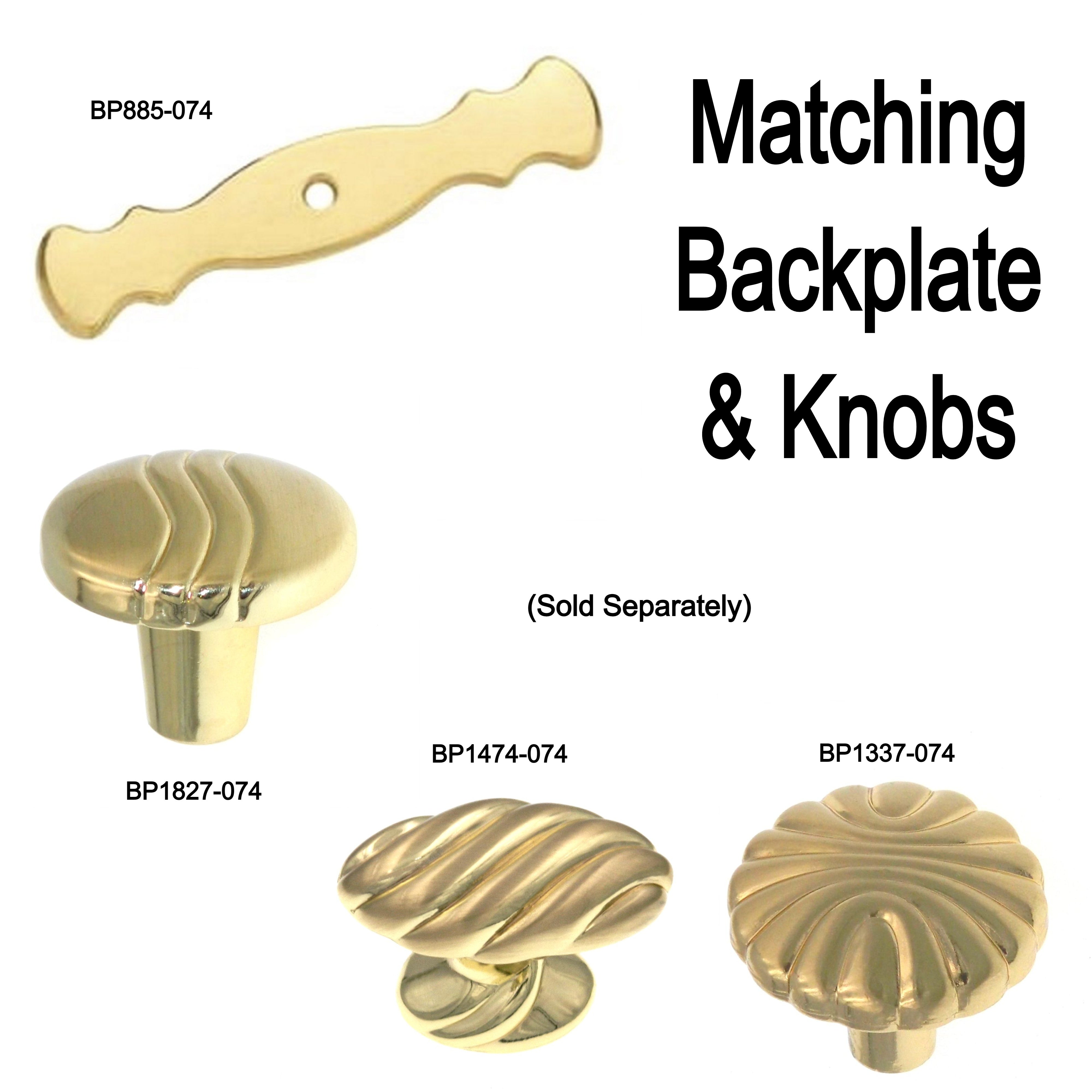 Amerock BP1474-O74 Sterling Brass 1 1/2" Oval Cabinet Knob Pull Expressions
