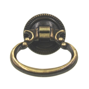 Amerock Allison Antique English Brass 1 3/4 inch Ring Pull Cabinet Knob BP886AE