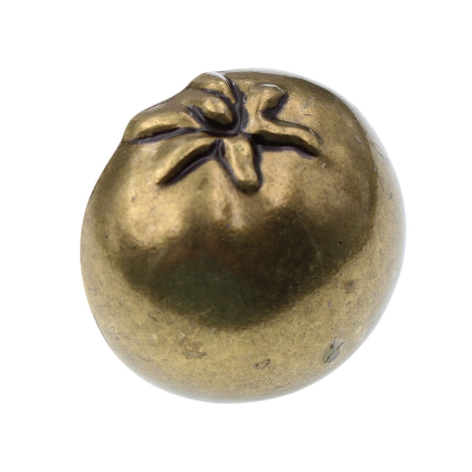 Amerock Veggie'Z Regency Brass 1 3/8" Round Tomato Cabinet Knob BP9333-R1
