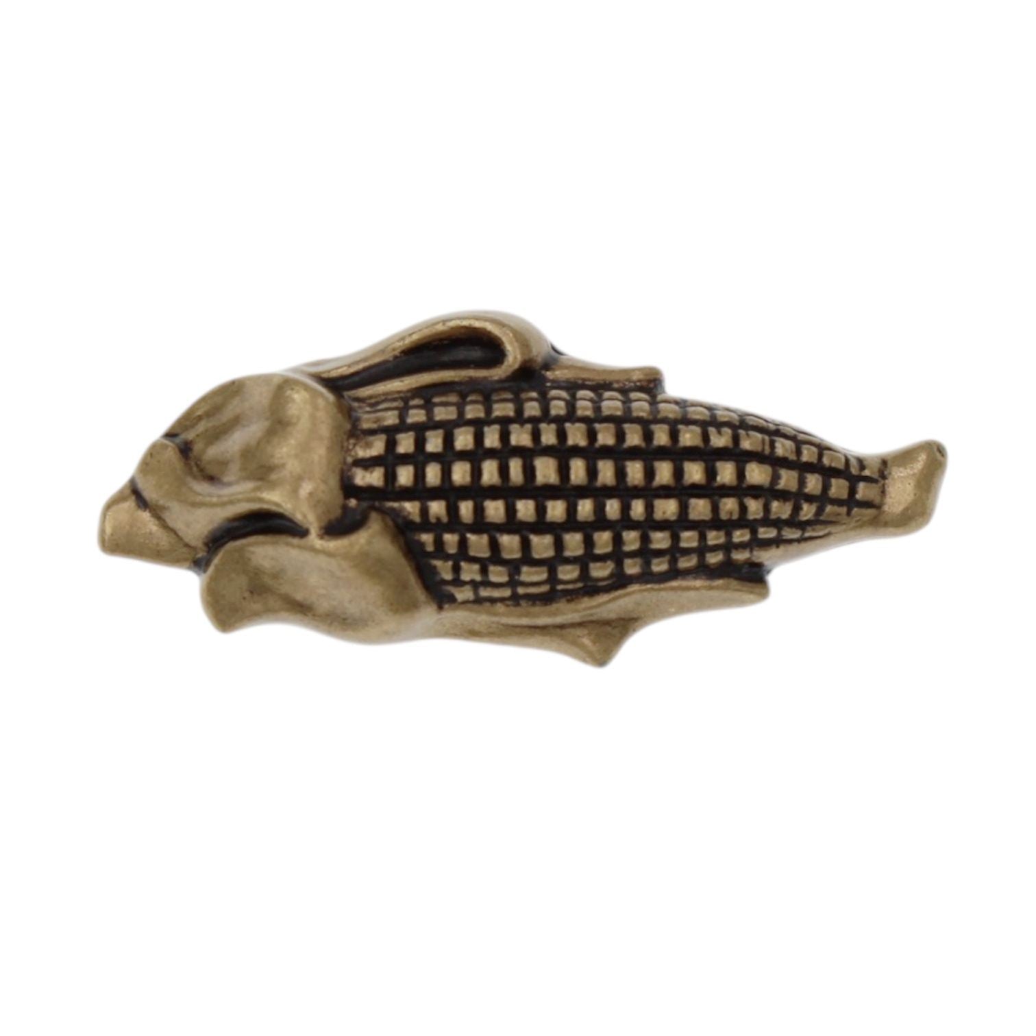 Amerock Veggie'Z Regency Brass 2 3/8" Corn Cob Cabinet Knob Pull BP9335-R1