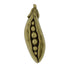 Amerock Veggie'Z 2 3/8" Regency Brass Novelty Pea Pod Cabinet Knob BP9336-R1
