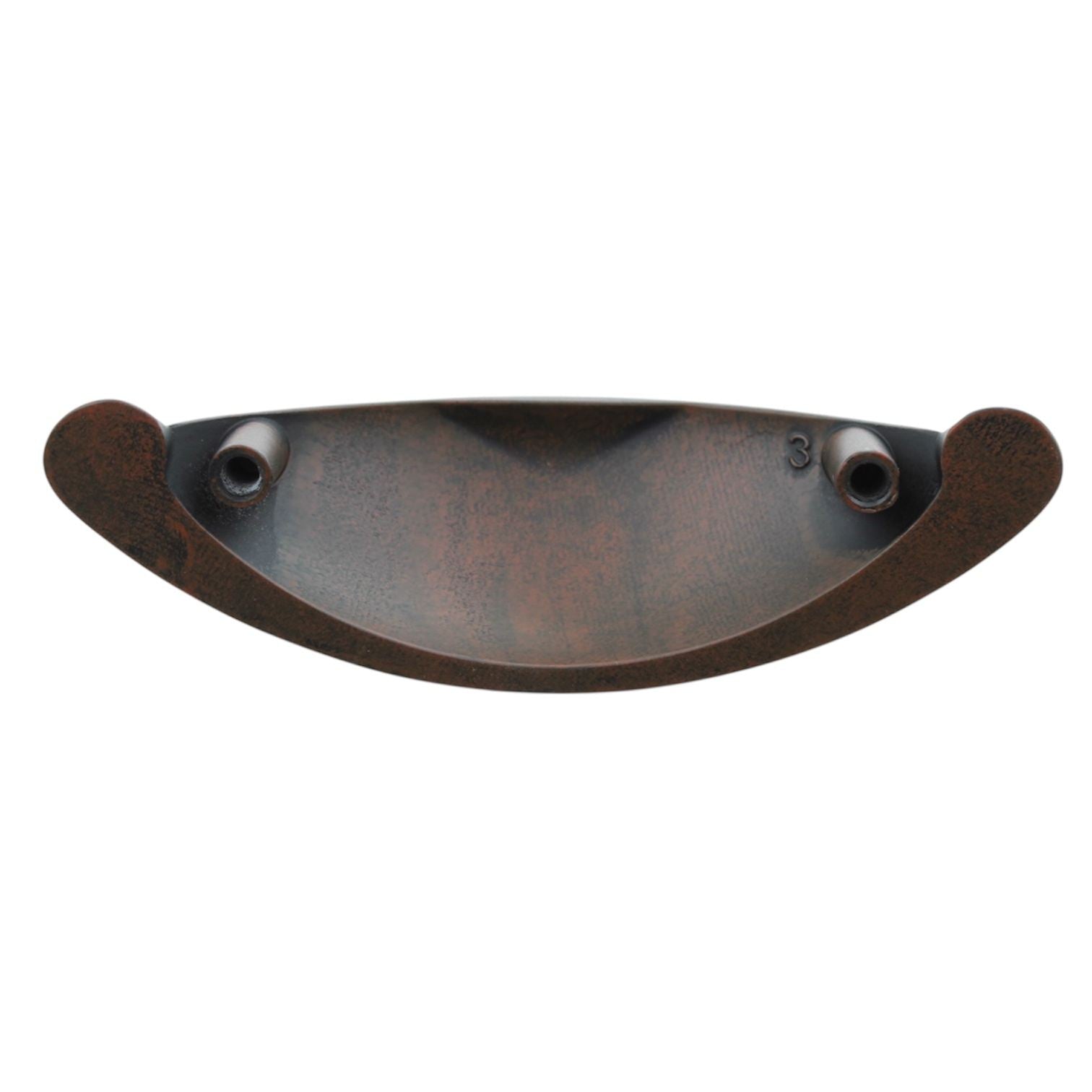 Amerock Essential'Z 2 1/2" (64mm) Ctr Drawer Cup Pull Antique Rust BP9365ART