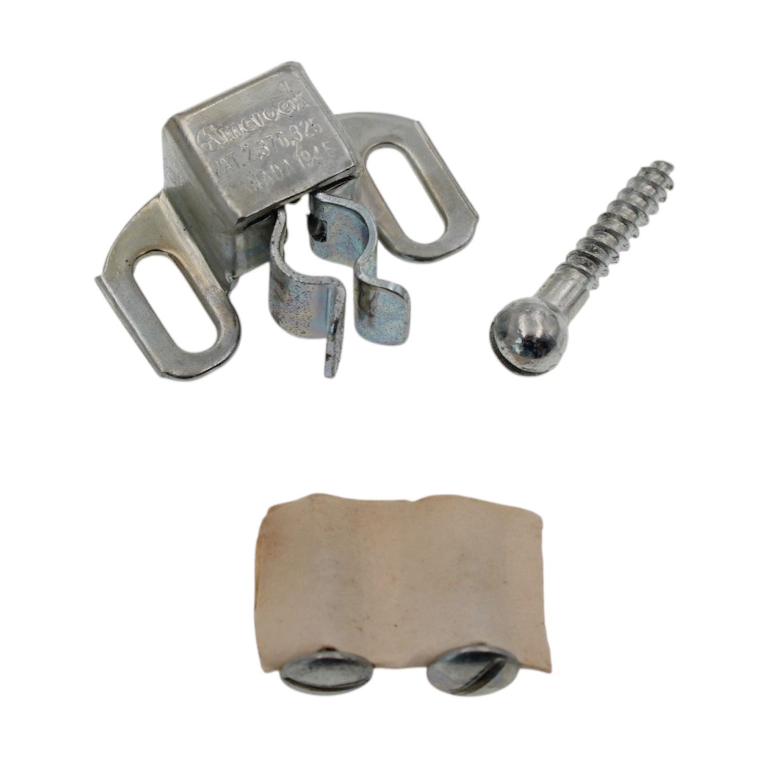 Amerock Cabinet Door Friction Catch Perma-Bright Zinc BP9700-2G