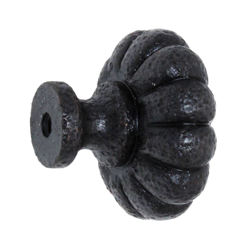 Ancient Treasures Rustic Hammered Floral Oil Rubbed Bronze 1 1/2" Pull Knob C011ORB