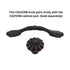 Ancient Treasures Rustic Hammered Floral Oil Rubbed Bronze 1 1/2" Pull Knob C011ORB
