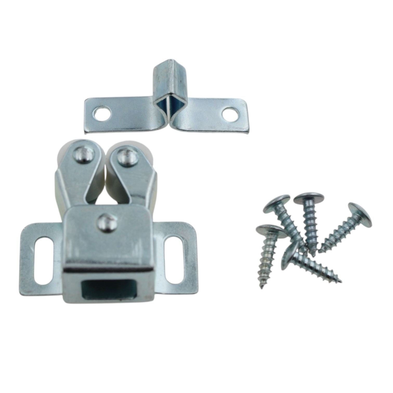 Liberty Double Roller Catch Strike with Screws Uni-Chrome C08820C-UC