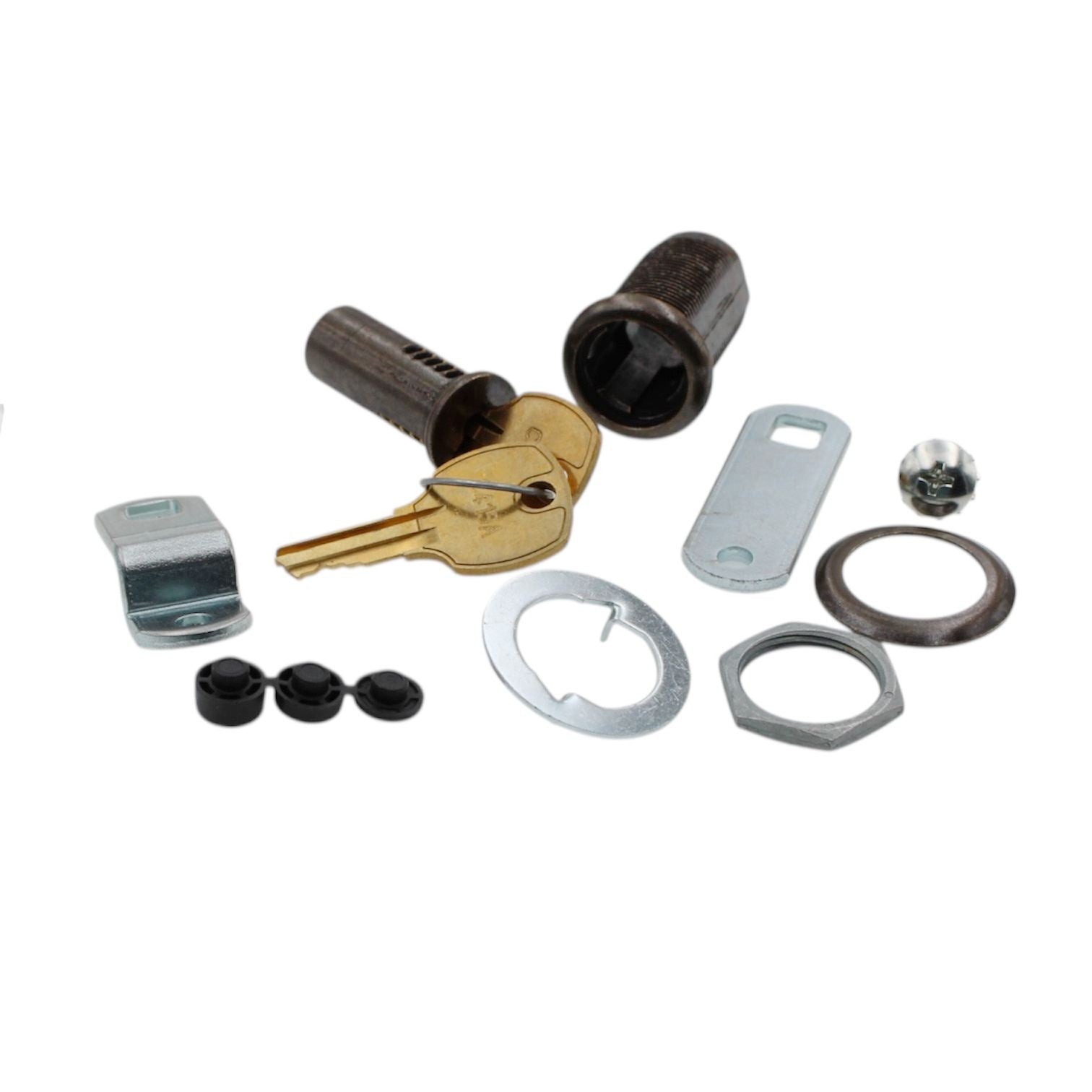 CompX National Cam Lock 1 3/16" Antique Brass Stock Locks C8053-4G Keyed 415A