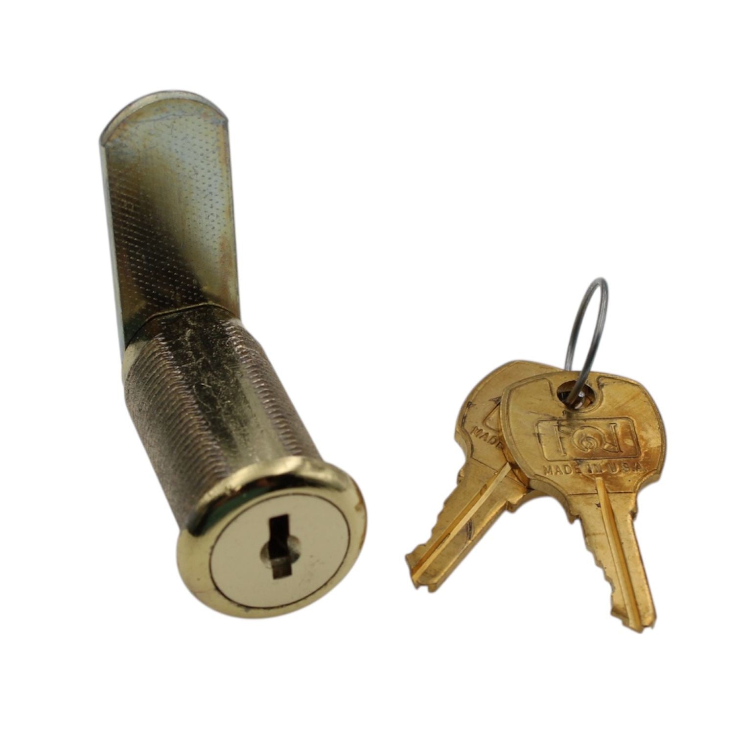 CompX National Cam Lock 1 7/16" Bright Brass Keyed Alike Stock Locks C8055-3