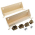 Amerock Sink Front Tip-Out Tray BP7560-BB Hinge 11" Almond Plastic 2 Pack C8463-12