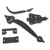 Amerock Colonial Black Cabinet Door Latch Reverse Bevel Box Strike C8512-CB