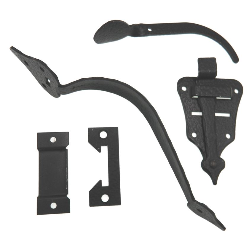 Amerock Colonial Black Cabinet Door Latch Reverse Bevel Box Strike C8512-CB