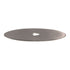 Classic Brass Hutter 3" Oval Solid Brass Knob Backplate 1197