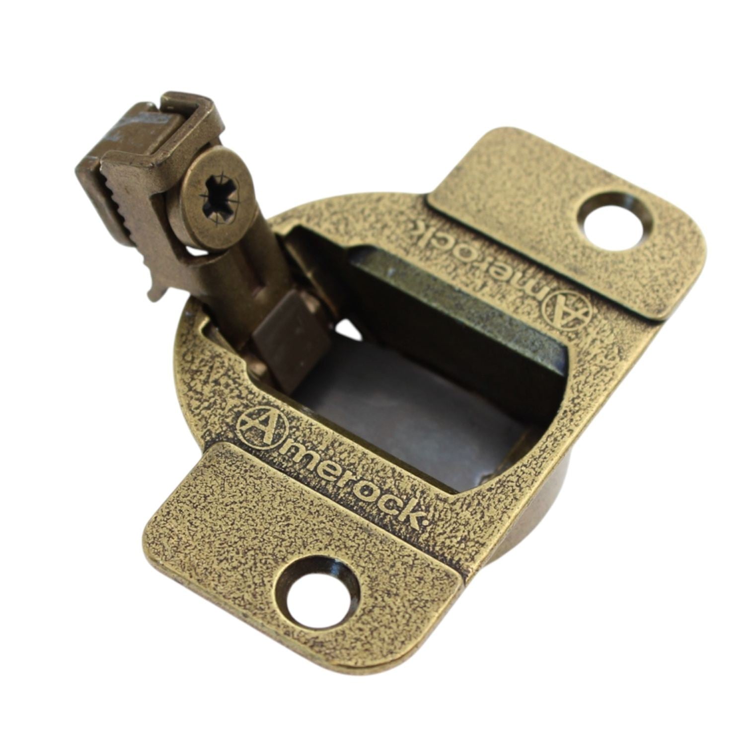 One Amerock 2010 48mm Mepla Pattern CM2042-4-BB Burnished Brass 35mm C ...