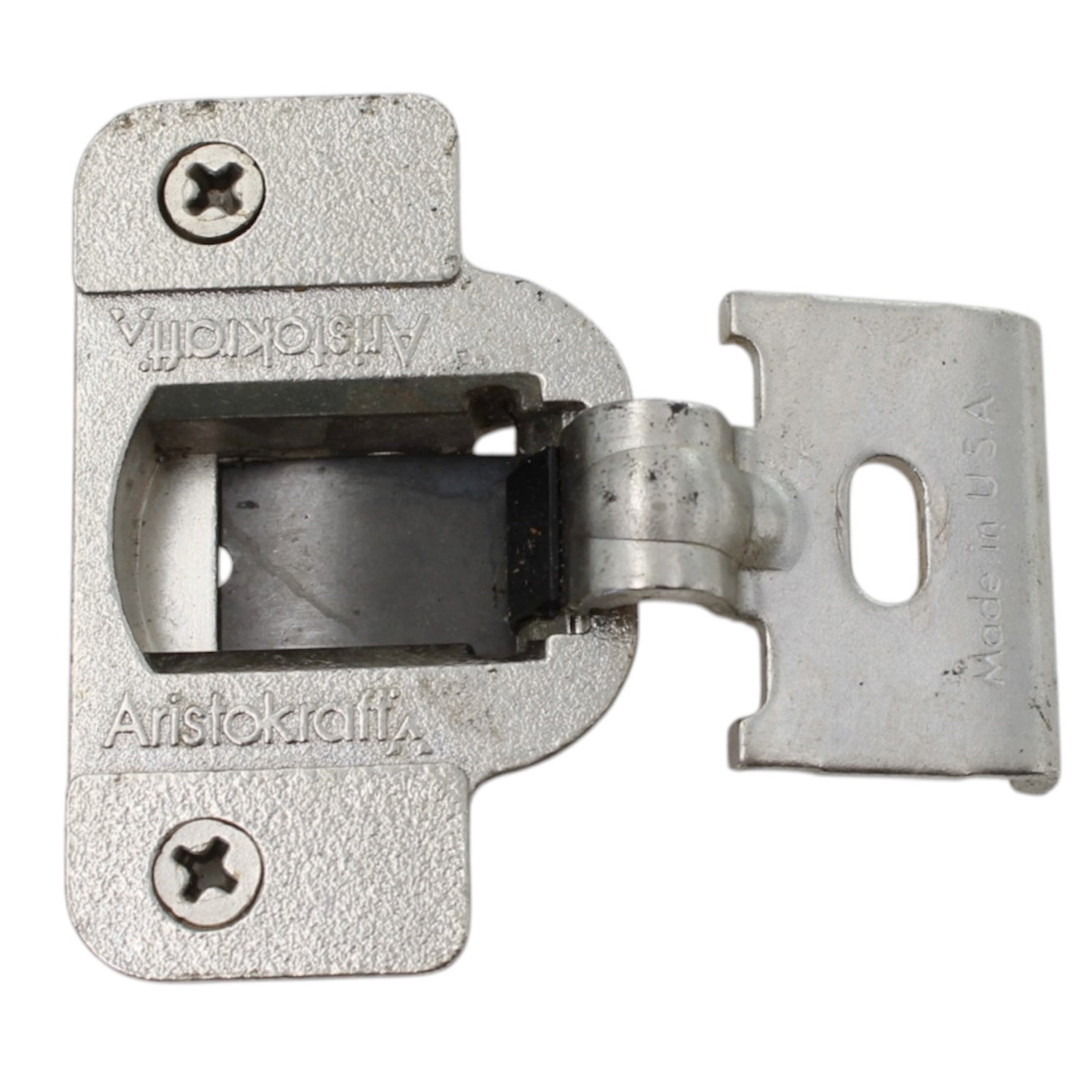 Amerock Nickel 1/2" Overlay Concealed Cup Hinge Self-Close Doweled CM2141SJ-3-14