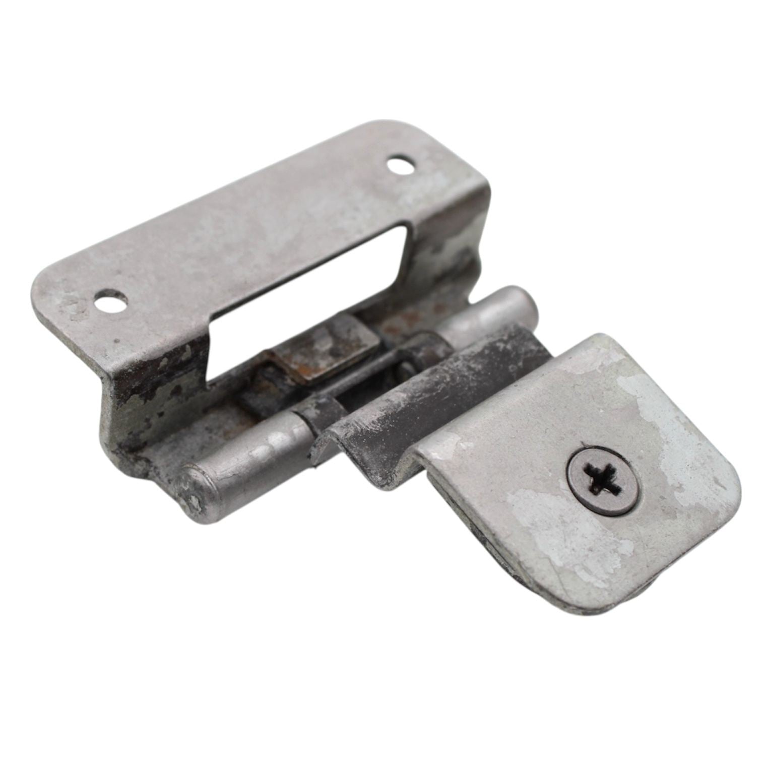 Used Single Demountable Cabinet Hinge 3/8" Inset Antique Silver CM7714-AS