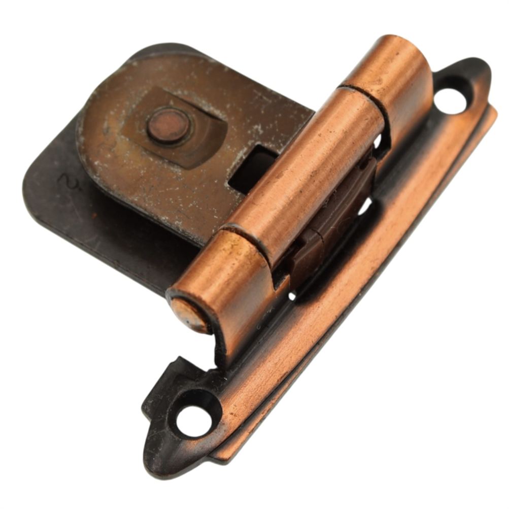Single Demountable Cabinet Hinge Variable Overlay Antique Copper CM7751-AC