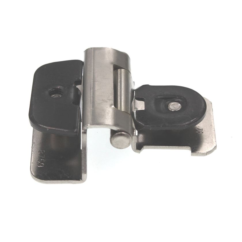 Double Demountable Cabinet Hinge 1/4" Overlay Bright Nickel CM8701-14