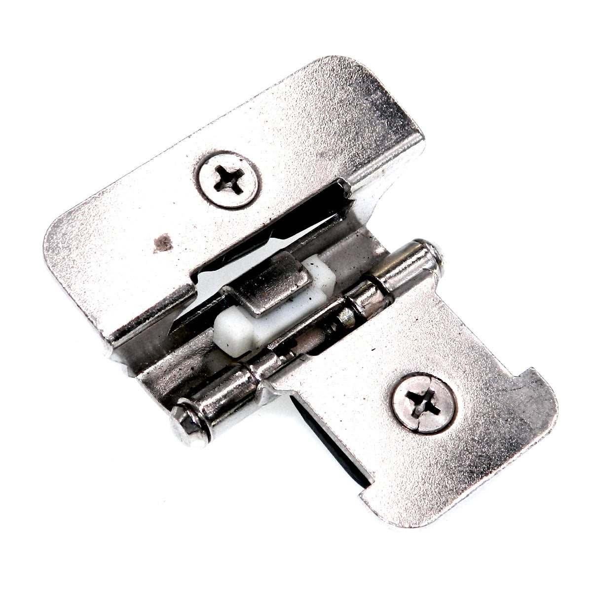 Double Demountable Cabinet Hinge 1/4" Overlay Bright Nickel CM8701-14