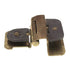 Double Demountable Cabinet Hinge 1/4" Overlay Polished Brass CM8701-3