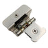 Amerock Double Demountable Cabinet Hinge 1/4" Overlay Sterling Nickel CM8701-G9