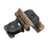 Double Demountable Cabinet Hinge 1/2" Overlay Burnished Brass, Used, CM8704-BB