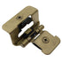 Double Demountable, Reverse Bevel Cabinet Hinge Burnished Brass CM8710-BB