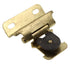 Pair of Single Demountable Cabinet Hinges 1/2" Overlay Polished Brass CM8719-3