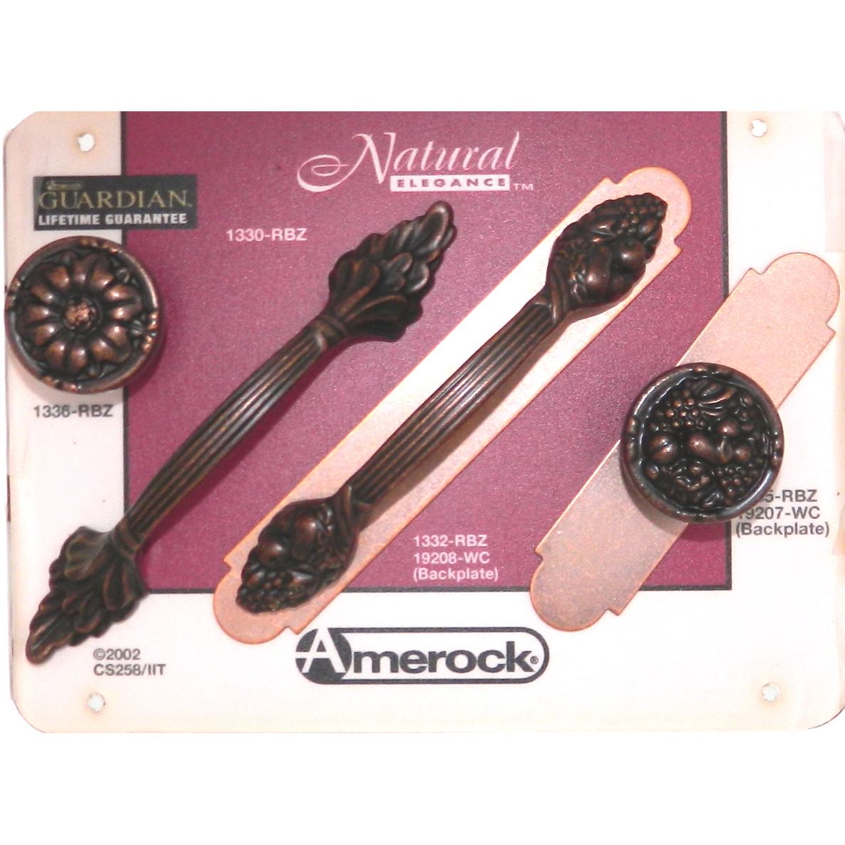 Amerock Natural Elegance Antique English 3" CTC Cabinet Handle Pull BP1330AE