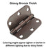 3 Pack Warwick 3" Door Hinge 5/8" Radius Corner Oil-Rubbed Bronze DA3010BZ