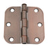 15 Pack Warwick 3" Door Hinges, 5/8" Radius Corner, Bronze DA3010BZ