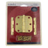 15 Pack Warwick 3" Door Hinges 5/8" Radius Corner Polished Brass DA3010PB