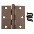 3 Pack Warwick 3" Door Hinge Square Corner Oil-Rubbed Bronze DA3011BZ
