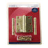Warwick 15 Pack 3" Door Hinges Square Corner Polished Brass DA3011PB