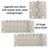 Warwick 15 Pack 3" Door Hinges Square Corner Satin Nickel DA3011SN