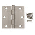 3 Pack Warwick 3" Door Hinge Square Corner Satin Nickel DA3011SN