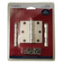 3 Pack Warwick 3" Door Hinge Square Corner Satin Nickel DA3011SN