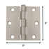 3 Pack Warwick 3" Door Hinge Square Corner Satin Nickel DA3011SN