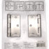 Warwick 15 Pack 3 Inch Door Hinges, Square Corner, Satin Nickel DA3011SN