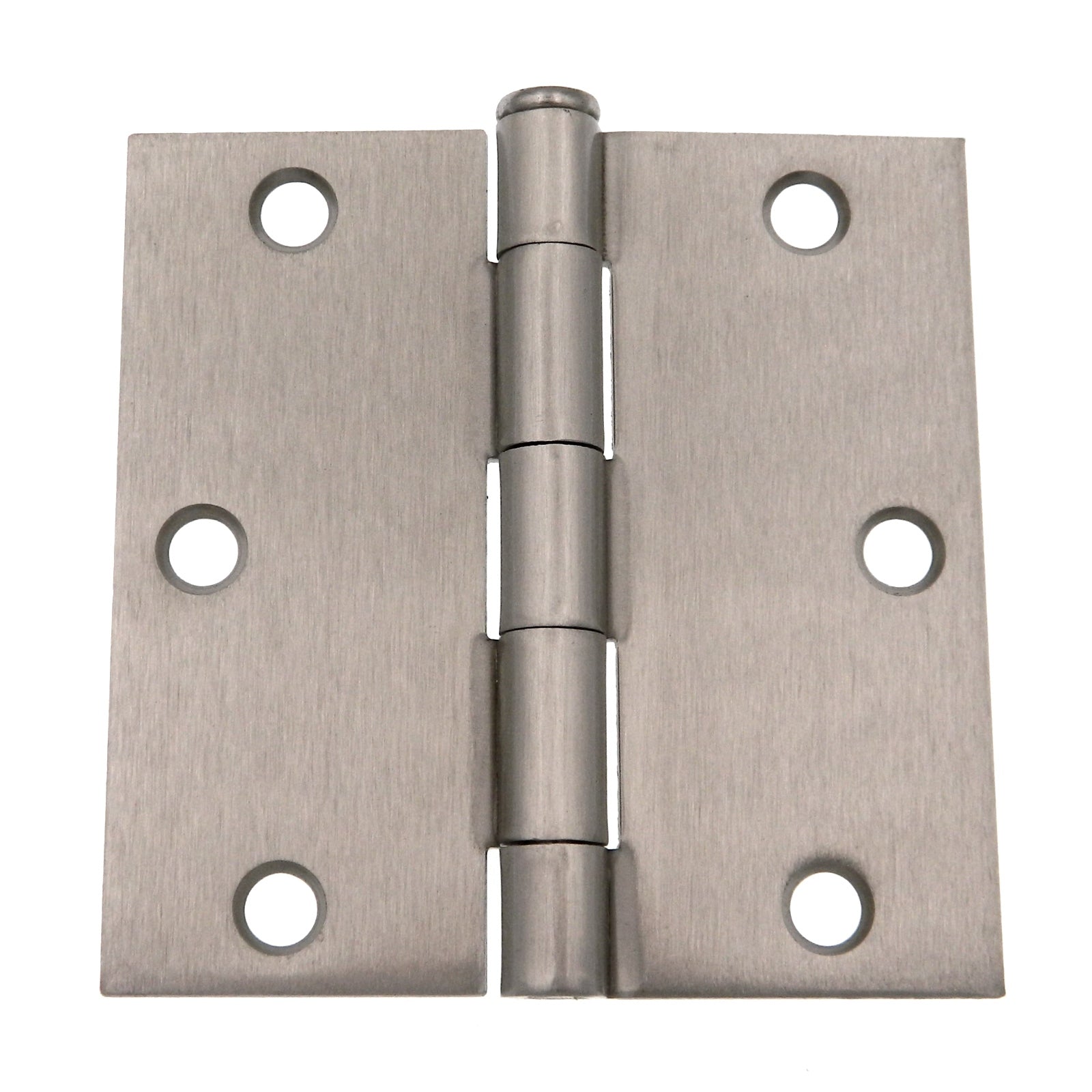 Warwick 15 Pack 3 1/2" Door Hinges, Square Corner, Satin Nickel DA3013SN