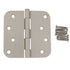Warwick 15 Pack 4" Door Hinges 5/8" Radius Corner Satin Nickel DA3014SN