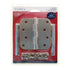 3 Pack Warwick 4" Door Hinge 5/8" Radius Corner Satin Nickel DA3014SN