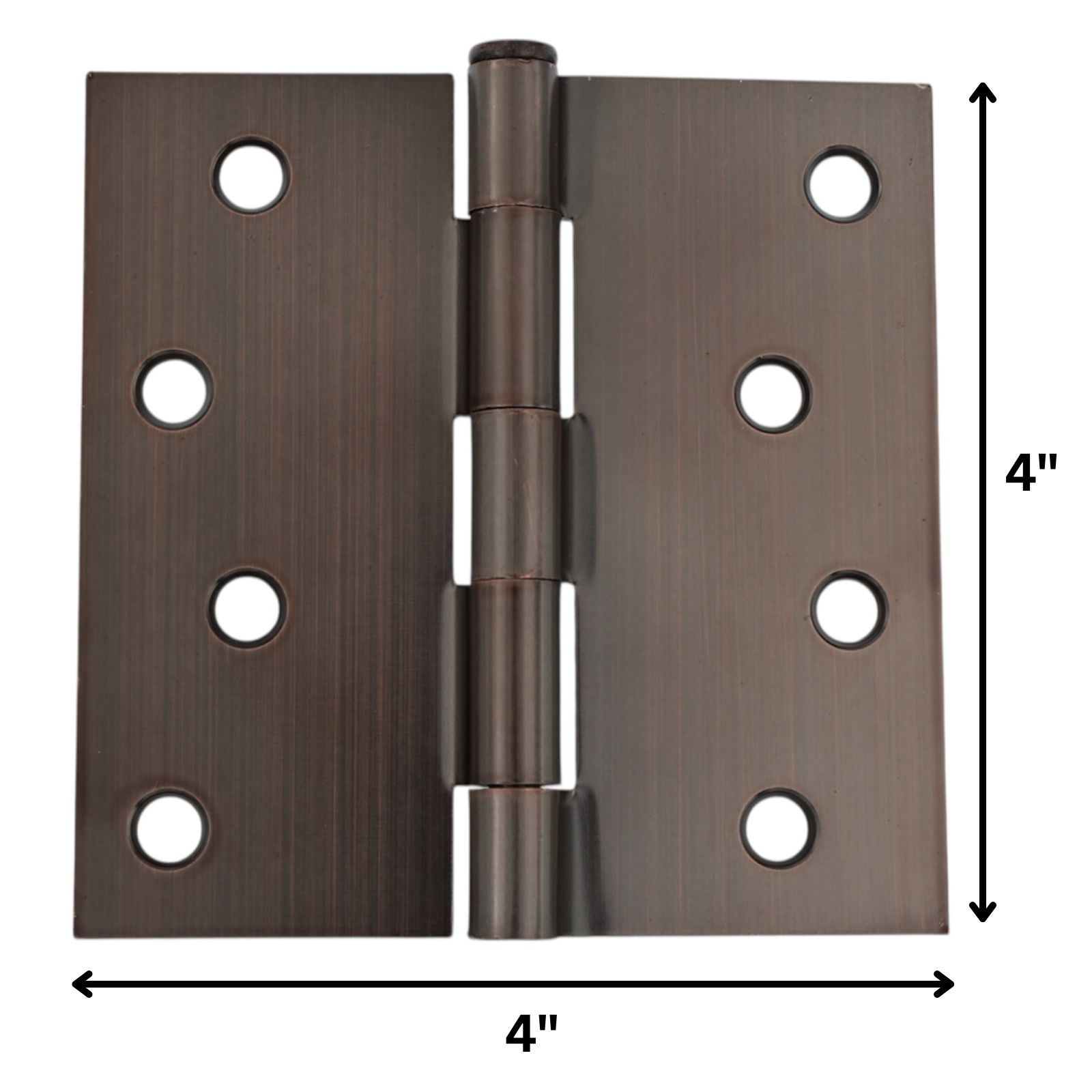 Warwick 4" Door Hinge Square Corner Oil-Rubbed Bronze BDA3015BZ