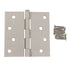 3 Pack Warwick 4" Door Hinge Square Corner Satin Nickel DA3015SN